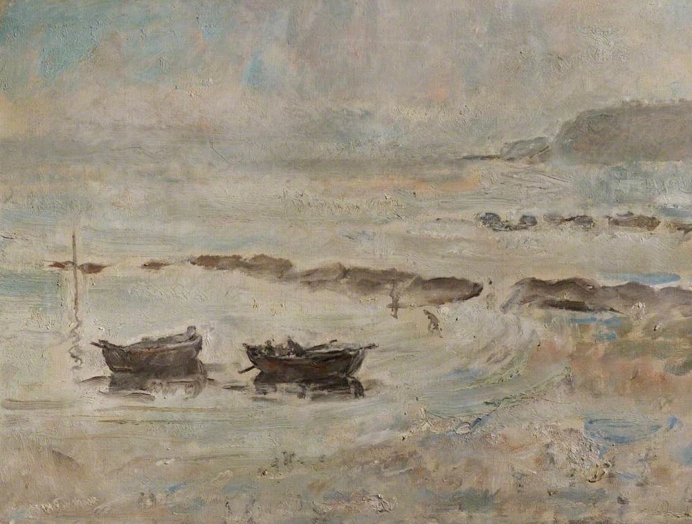 Ethel Walker - Gommoni arenati su una costa sbattuta dalla tempesta (Robin Hood's Bay, North Yorkshire), The Resource Centre, Newark e Sherwood Museum Service